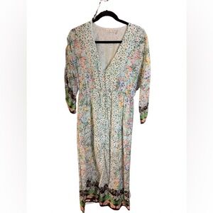 Alice + Olivia Multicolor Floral Maxi Dress Size 8 Retail $660